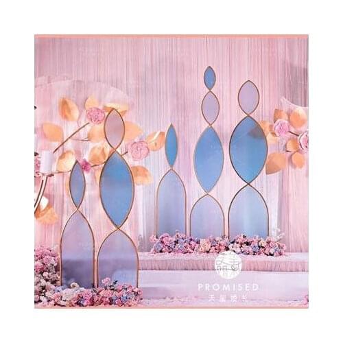 New wedding props phantom road, sunshine film road, screen decoration, reception and sign-in area wedding stage decoration