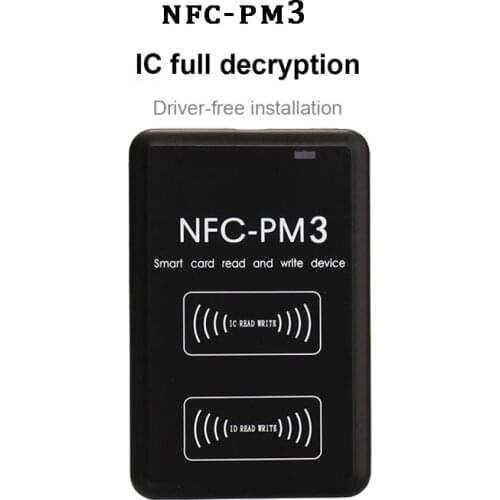 New NFC PM3 RFID Full Encryption Decoding Reader NFC Smart Chip Card Duplicator 13.56Mhz Writer Copier