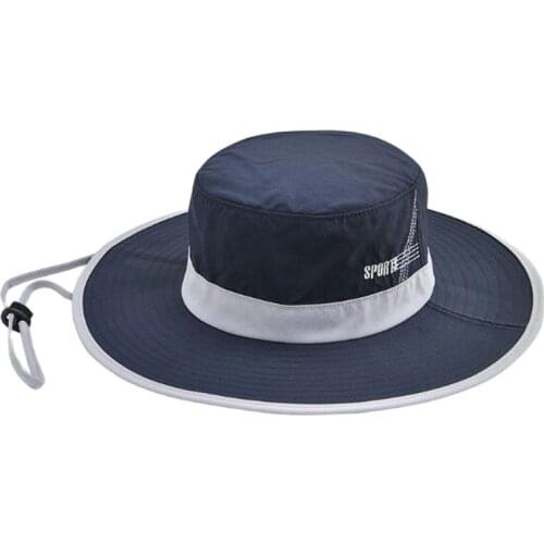 New Eaves Folding Fishing Bucket Hats Spring Summer Climbing Quick-drying Fisherman Hat Brand Casquette Head circumference 58 cm