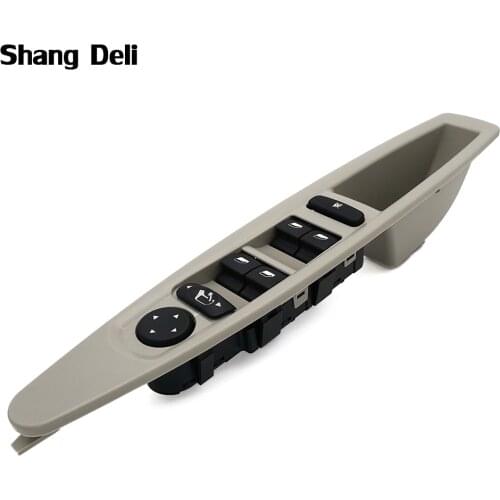 For citroen c4 window switch power window regulator control switch electric rearview mirror button with panel 2004 to 2010