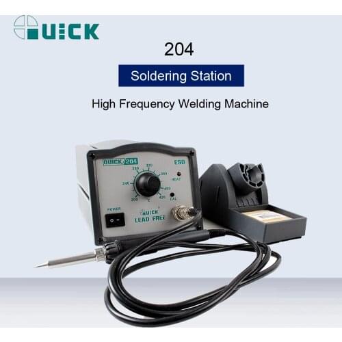 QUICK 204 Lead-Free High-Frequency Eddy Current Soldering Station Adjustable Electricity Soldering Iron Repair Welding Machine