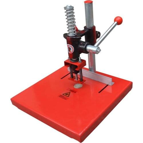 Manual Punching Machine Heavy Single Hole Opener Round Hole Puncher For PVC Non-woven Fabric Leather Plastic Film Paper 3-10MM