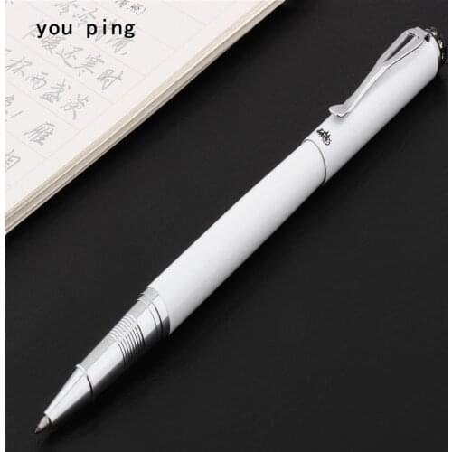 Jinhao 301 Diamond hat White Business office Medium Nib Rollerball Pen Student School Supplies stationery Ballpoint Pens