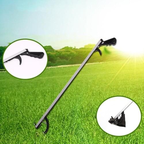 Foldable Garbage Clip Grabber Reacher Extension Clamp Lightweight Trash Claw Handicap Tool Long-Arm Extension Claw For Waste