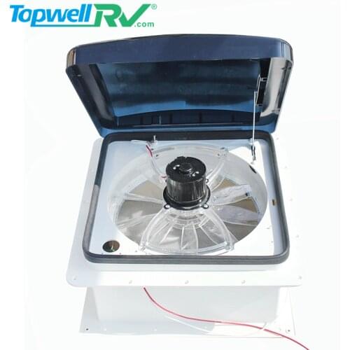 TopwellRV Hot Sell Electric 14'' Remote Control RV Camper Trailer Caravan Roof Vent Fan