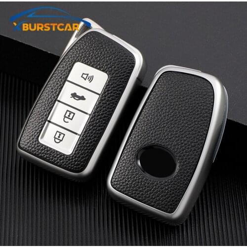TPU Leather Car 4 button Key Case Cover Bag Holder For Lexus NX GS RX IS ES GX LX RC 200 250 350 LS 450H Keychain Protector