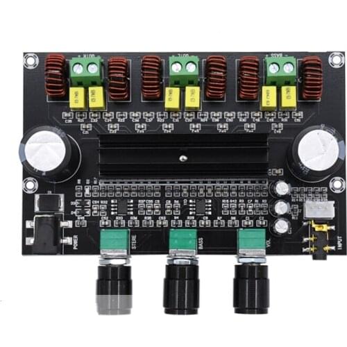 XH-M573 TPA3116D2 80W+80W+100W 2.1 Channel TPA3116 digital Power Amplifier Board Bass Subwoofer amplifier