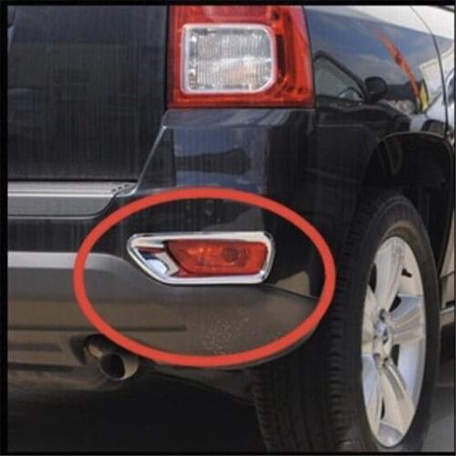 Yimaautotrims Auto Accessory ABS Rear Fog lamps Lighs Decoration Cover Trims Fit For Jeep Grand Cherokee 2011-2015