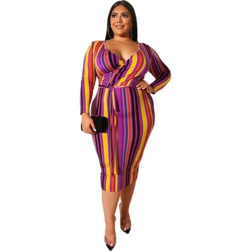 Plus Size Long Sleeve Elegant Dress for Women for Winter Big Size Oversized 3xl 4xl 5xl XXXXL XXXXXL Dresses Large Sexy V Neck