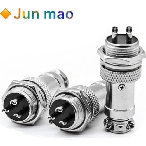 1set GX16 2/3/4/5/6/7/8/9 Pin Male & Female 16mm L70-78 Circular Aviation Socket Plug Wire Panel Connector Free Shipping