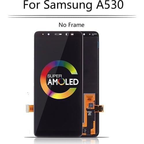 5.6" Super AMOLED LCD For SAMSUNG Galaxy A8 2018 A530 SM-A8 A530F A530N A530D LCD Touch Screen Digitizer Display Assemble