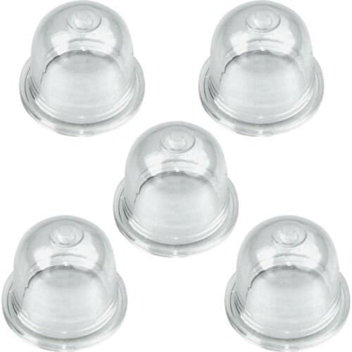 5pc Carburetor Spare Parts Rubber White Transparent Fuel Pump Carburetor Oil Bubble Primer Bulb For Chainsaws Trimmer Dropship
