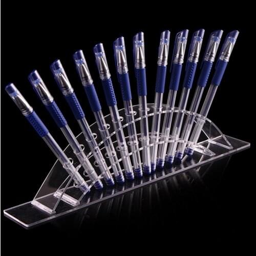 Acrylic 12 Pen holder Eyebrow Eyeliner Pencil Make-Up Pen Display Multi-Functional Exhibition Stand Jewelry Display Holder Shelf