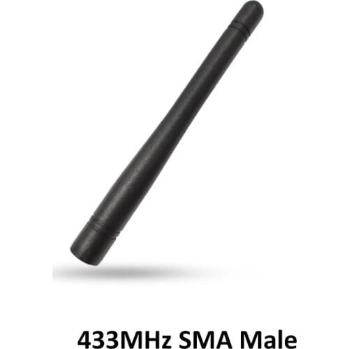 433MHz antenna 3dbi SMA Male Connector 433 mhz antena rubber waterproof antenne IOT wireless watermeter Gasmeter Lorawan Emeter