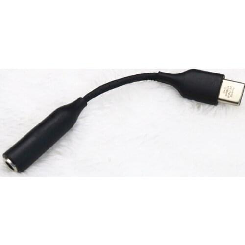 For Type-C to 3.5mm AUX Headphones Adapter For NOTE 10 Plus A90 A80 A60 Type C To 3.5 Jack Earphone Audio cable
