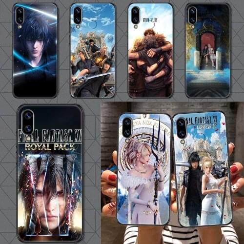 Final fantasy xv ffxv Phone case For Huawei Honor 6 7 8 9 10 10i 20 A C X Lite Pro Play black tpu back 3D prime soft bumper art