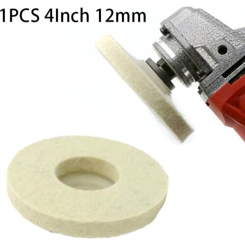 4inch 12mm Wool Felt Polishing Wheel Buffing Polishing Disc For Rotary Tool Abra Polishing Wheel Pad