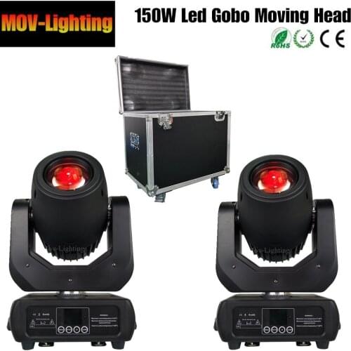 Fly case package 2pcs 150W Moving Head Beam Light 120W Tyanshine White 8000K Led Lamp