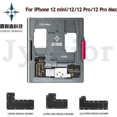 IScoket For iPhone X-11 Pro Max 12 mini 12 Pro MAX Mainboard Layering Tester Logic Board Mid-Frame Upper/Lower Detection Fixture