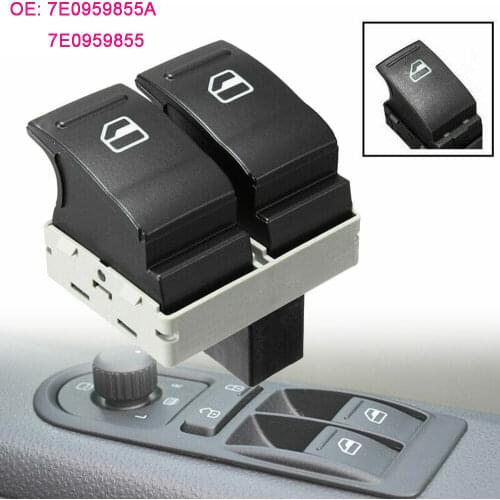 7E0959855 Control Window Switch Lifter Button for Volkswagen Transporter T5 T6 2005-2014 Car Accessories