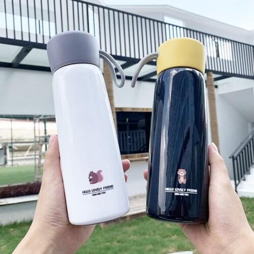 Korean version of popular animal art stainless steel insulated car Harajuku boys and girls creative portable water cup BW-8109