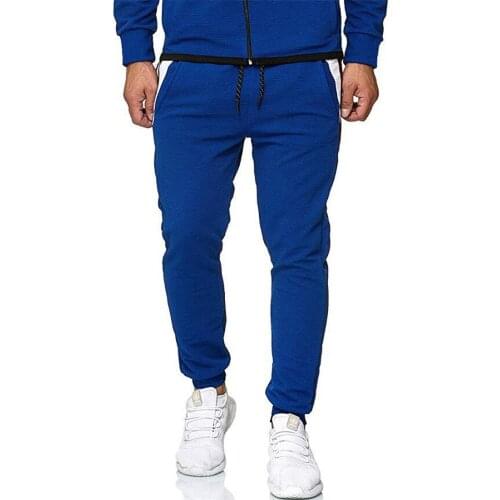 Mens Joggers Pants Gyms Fitness Sportswear Tracksuit Bottoms Skinny Sweatpants Male Stripe Jogging Trousers Sports Casual Pants