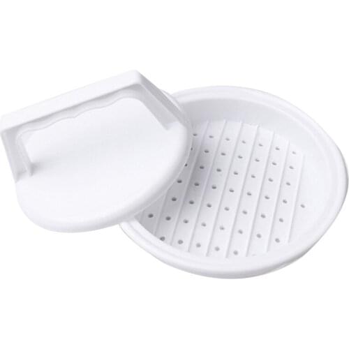 New Burger Press Hamburger Patty Maker,Works Best for Burger Making Kit, Hamburger Patty Maker for Grilling, Dishwasher Safe, Re