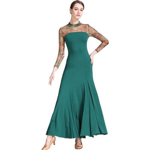 Ballroom Dress Women Ballroom Dance Practice Modern Waltz Standard Dance Dress Ballroom Competition Dress