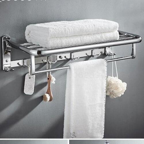 Towel Rack Stainless Steel Towel Rack Bathroom Rack Bathroom Rack Bathroom Rack Bathroom Hardware Pendant Suit