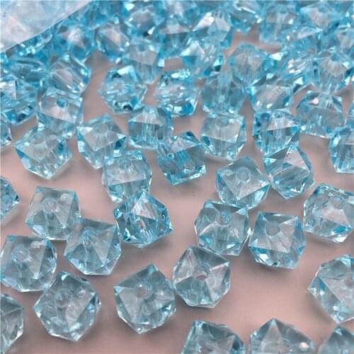 Transparent Beads 10mm Square Horn Pearl Acrylic Beads Ornament Accessories wholesale jewelry glass bead bracelet diy