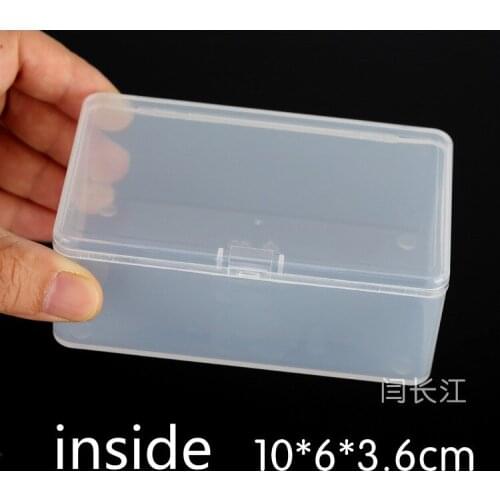 R675 Rectangle Tool Box Small Box Transparent Plastic Box With Cover Tool Pp Box