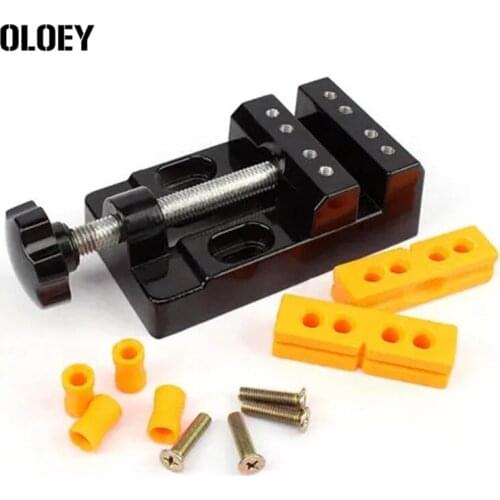 57mm Adjustable Mini Jaw Bench Clamp Drill Press Vice Opening Parallel Table Vise DIY Sculpture Craft Hand Tool