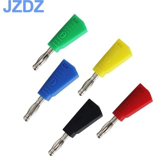 JZDZ 10pcs 4mm Banana Plug Copper Nickel Plated Electrical Connector DIY J.10029