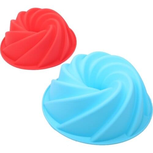 Silicone Big Cake Molds Flower Crown Shape Cake Bakeware Baking Tools 3D Bread Pastry Mould Pizza Pan DIY Birthday Wedding Party