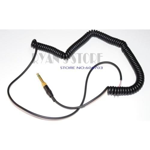Replacement Coiled DJ Wire Cable Line Plug For AKG K121 K142 K172 Headphones