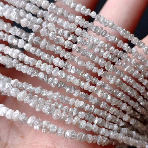 Loose beads diamond white baroque 2-3mm 44cm for DIY jewelry making FPPJ wholesale nature