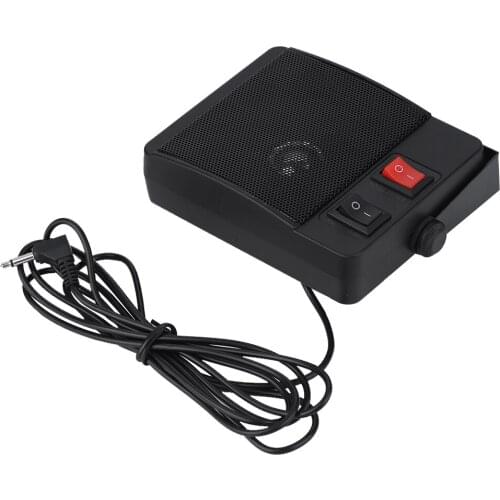 TS-750 ABS Net Cover Mini Walkie Talkie External Speaker For YAESU Two Way Radio Car Mobile Radio (Black)