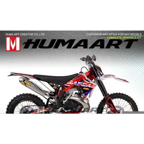 HUMAART Custom Sticker Racing Graphics Vinyl Decal Kit for Gas Gas EC 125 200 250 300 2T 450 4T 250F 300F 450F 2011 2012 2013