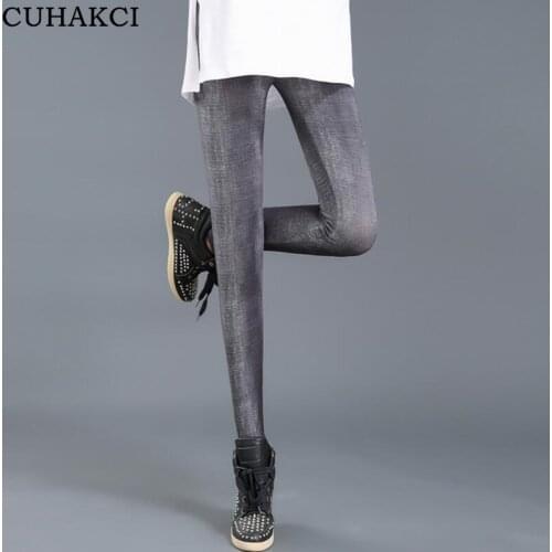 CUHAKCI Women Summer Leggings Elastic Female Push Up Lady Sporting Thin High Waist Fitness Leggins