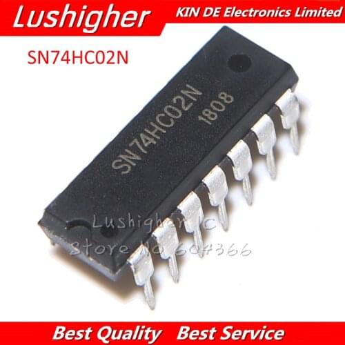 10PCS SN74HC02N DIP14 74HC02N 74HC02 DIP SN74HC02 IC New Original