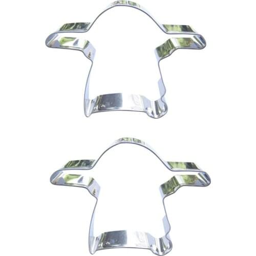 Geometry figure shape 2 piece biscuit cutting molds, baking tools, cake decorating soft candy tools