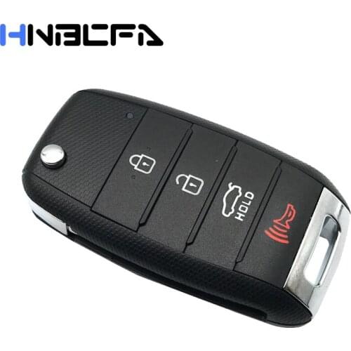 4 BT Smart Replacement Flip Folding Car Key Shell For KIA K2 K5 Sorento Soul Carens Sportage Uncut Blade blank fob