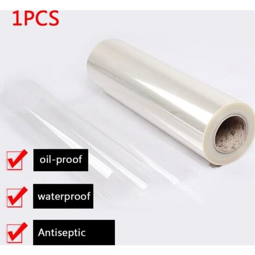 70*45CM PVC Transparent Oil Proof Sticker Wallpaper Waterproof Wall Tile Stickers Kitchen High Temperature Resistance Sticker