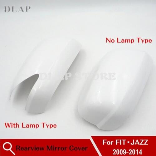 Car Left Right Outer Rearview Mirror Cover For HONDA FIT JAZZ GE6 GE8 2009 2010 2011 2012 2013 2014 Side Mirror Housing Shell