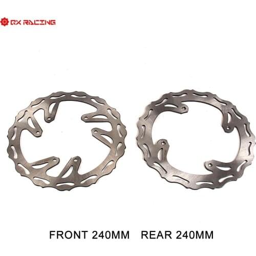 For CR125R CR250R CRF250R CRF450R CRF250X CRF450X CR125 250R CRF 250R 250X 450R 2002-2017 Motorcycle Front Rear Brake Disc Rotor