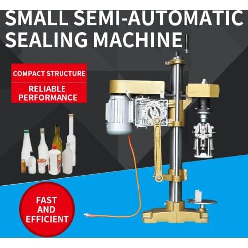 Small Sealing Machine Wine Bottle Beverage Bottle Aluminum Cap Electric Screw Lock Cap Sealing Machine