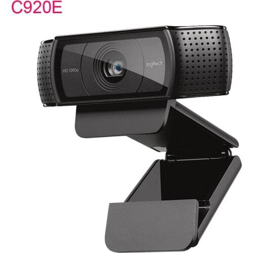 2020 New Hot Logitech Original C920E C920 Usb Camera HD Smart 1080p Live Anchor Webcam Laptop Office Meeting Video Logi Brand