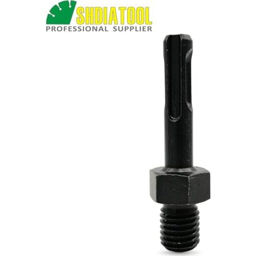 SHDIATOOL M14 Male Thread To SDS Plus Shank Adapter Convert M14 Thread Core Bits Can Be Fitted On Hammer Drill or Electric Drill
