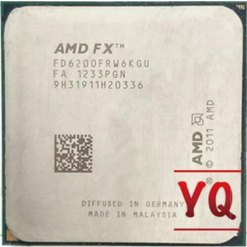 AMD FX-Series FX-6200 FX 6200 3.8 GHz Six-Core CPU Processor FD6200FRW6KGU Socket AM3