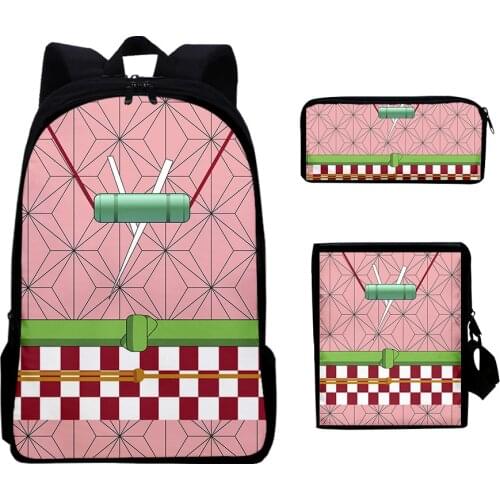 Demon Slayer Cosplay Backpacks Men Women Teenage Students School Bags Kimetsu No Yaiba Tomioka Giyuu Boys Girls Costume Bags